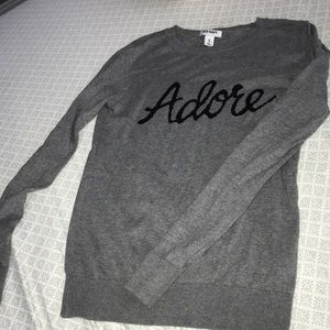 light sweater/tee